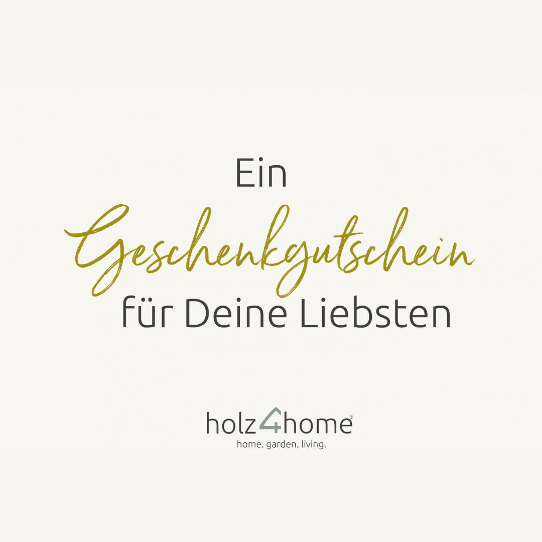 Cadeaubon van holz4home met de tekst 'Een cadeaubon voor je dierbaren'