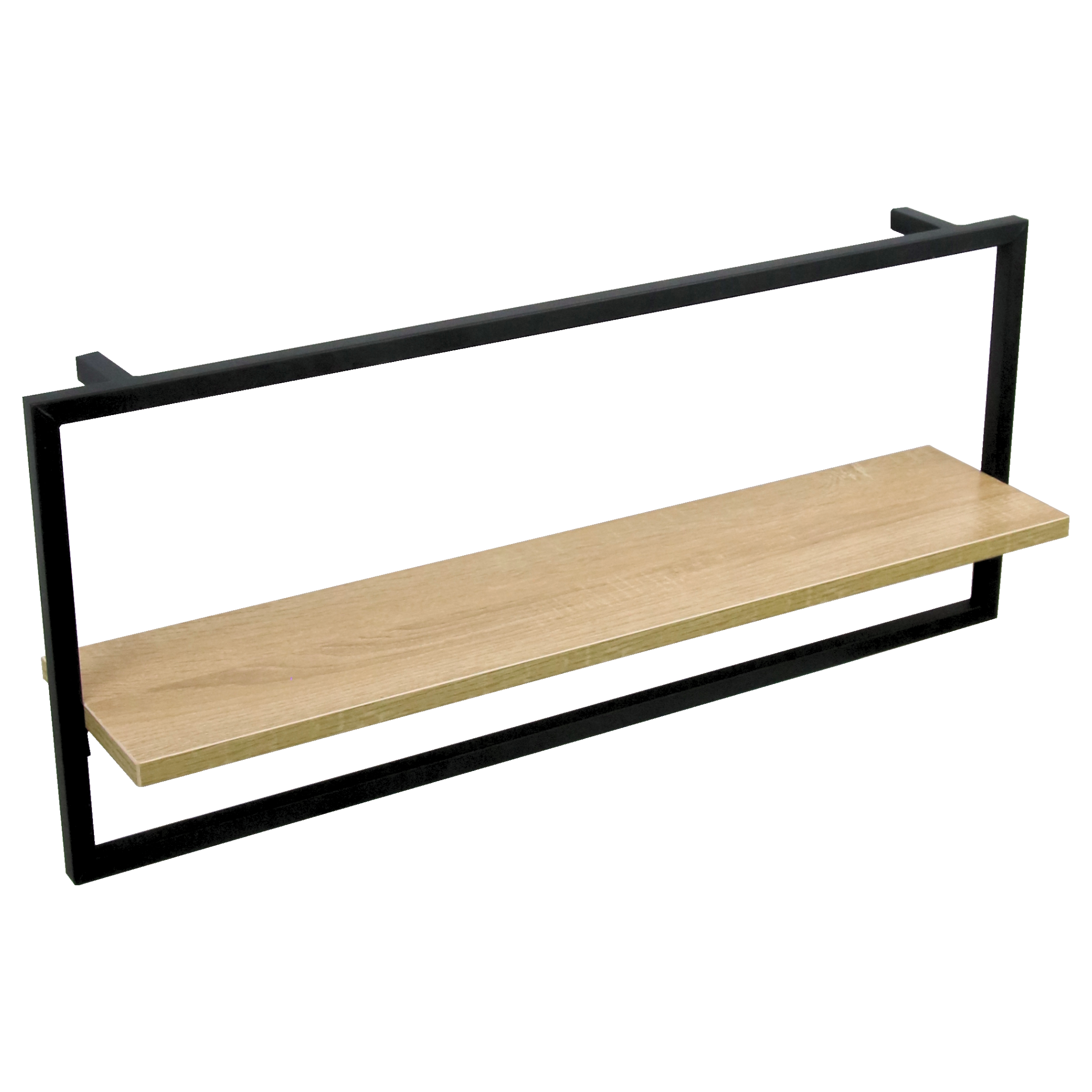 Lang wandrek Sonoma, 70 cm breed, met zwart frame, vrijstaand
