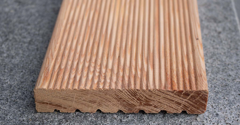 Houten vlonderplanken lariks incl. terrasschroeven