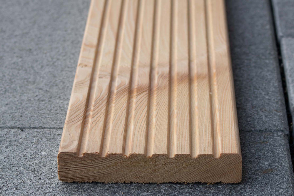 Houten vlonderplanken lariks incl. terrasschroeven