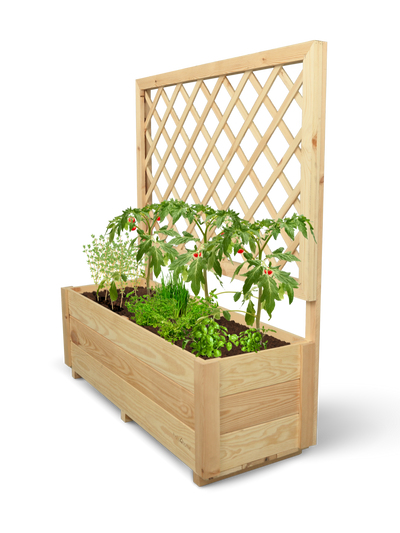 Plantenbak met klimrek M