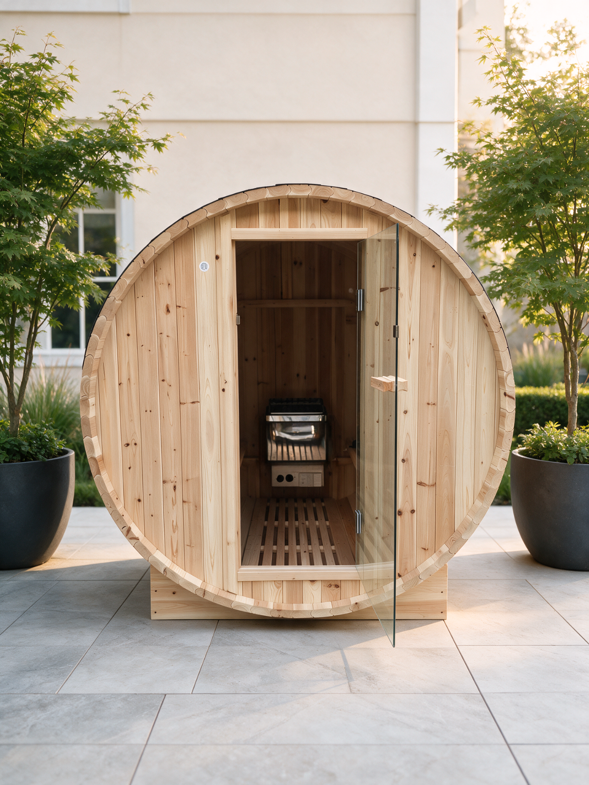 Barrelsauna M Pini wood