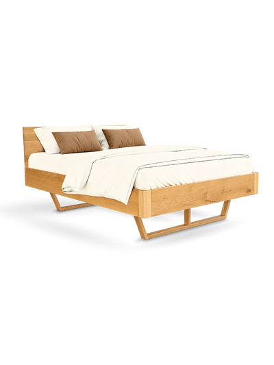 Massief houten bed 140x200cm