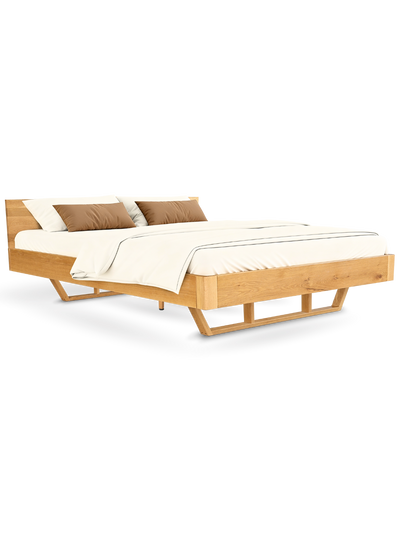 Massief houten bed 200x200cm
