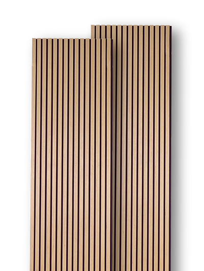 Akoestische panelen eiken 240x60cm - set van 2