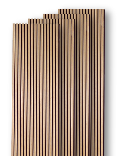 Akustikpaneele Eiche 240x60cm - 4er Set