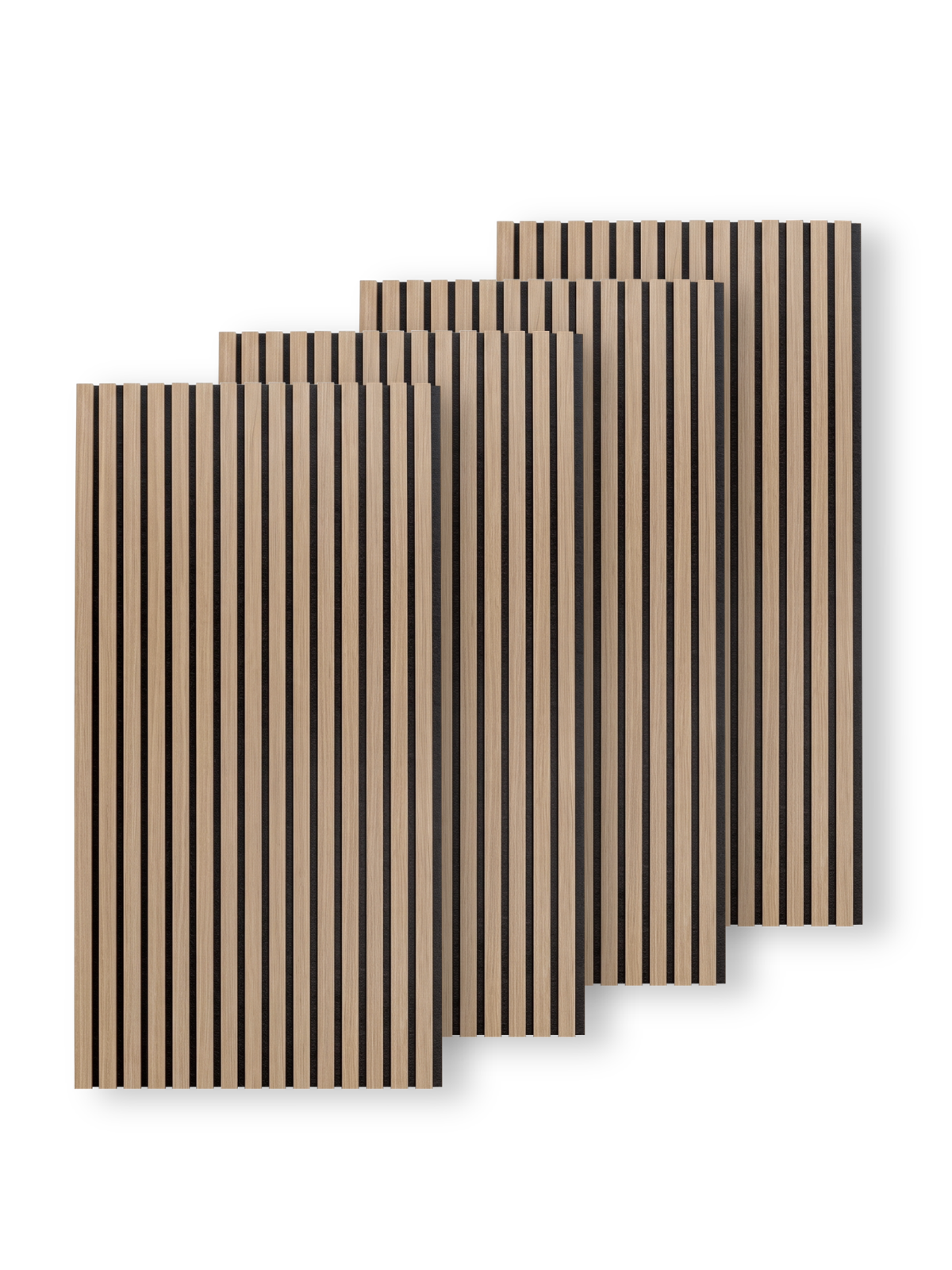 Akustikpaneele Eiche 120x60cm - 4er Set