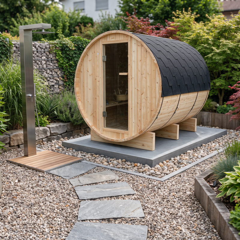 De opbouw van je barrelsauna