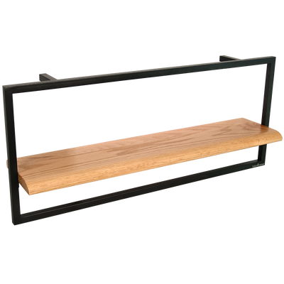 Wandrek Long met zwart frame van holz4home®